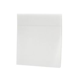 Bloc De Notas Adhesivas Quita Y Pon Q-Connect 76x76 mm Removible Plastico Translucido Blanco 50 Hojas