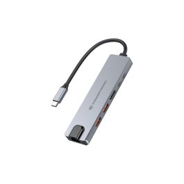 Conceptronic DONN29G Docking Station USB-C Gris, 4K 60Hz, USB 3.2 Gen 2, HDMI 2.0, Gigabit Ethernet