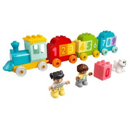 Lego Tren de los Números 10954, Juego de Construcción Educativo para Aprender a Contar, a Partir de 18 Meses, 23 Piezas