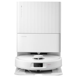 Roborock Q Revo MaxV - Robot aspirador y fregador inteligente con estación de auto vaciado y limpieza, navegación LiDAR, 7000 Pa, carga automática, color Blanco