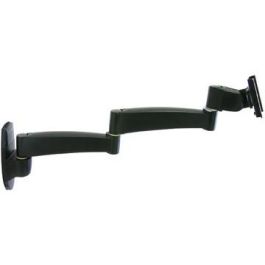 Ergotron Soporte de Pared 200 Series Arm con 2 Extensiones, para Monitores hasta 24", Peso Máx. 11,3 kg, Negro