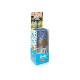 Stefanplast Cesta de Plástico Redonda 16L con Asas, Azul, Marrón y Blanco, 39x22x39 cm (30 Unidades) Stefanplast Cesta de Plástico Redonda 16L con Asas, Azul, Marrón y Blanco, 39x22x39 cm (30 Unidades)