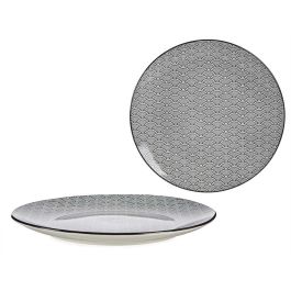Plato Llano 24Cm Onda Japonesa Negro Vessia (24 Unidades) Precio: 75.49999974. SKU: B1B5J4EY95