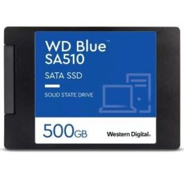 Western Digital SA510 Blue SSD 500 GB 2.5" SATA III para PC/Portátil, Velocidad Lectura 560 MB/s, Escritura 510 MB/s Precio: 49.69000036. SKU: S5614602