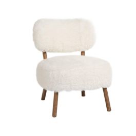DKD Home Decor 2c24 Butaca Item Home Crudo Fresno Pelo sintético 62x80x61cm Altura Asiento 44cm (2 Unidades) Precio: 572.50000016. SKU: B1DCG3PSQY