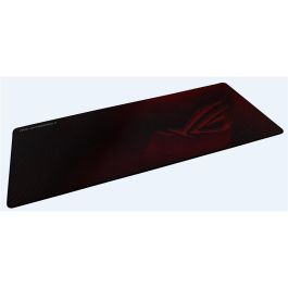 ASUS ROG Scabbard II Alfombrilla de Ratón Gaming, Tela, Caucho, Negro, Rojo, Base Antideslizante, Resistente al Agua, 900x400x3mm