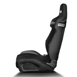 Sparco Asiento R333 Negro S009011NR con Marco Tubular, Palanca de Ajuste Doble y Fijación Inferior 271x345