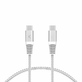 Cable USB-C a USB-C KSIX Blanco Precio: 13.89000019. SKU: B1B6Q3KWCN