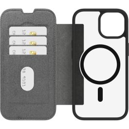 dbramante 1928 Helsinki MagSafe Funda para iPhone 15 Negra con Bolsillo para Tarjetas
