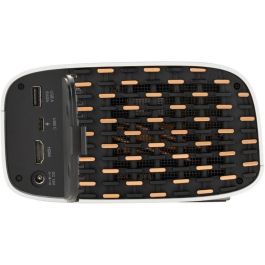 ViewSonic M10E - Proyector Láser RGB Portátil Full HD 1080p, 2200 Lúmenes, Altavoces Harman Kardon, Pantalla 120"