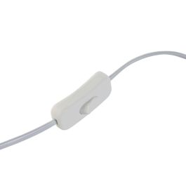 DKD Home Decor Lámpara de Sobremesa Urban con Pantalla de Rafia, Estructura Metálica, Marrón Claro, 40cm Alto, E27 50W