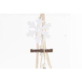DKD Home Decor Decoración Colgante Navideña Alpina en Madera, Tonos Multicolor y Natural, 65 cm de Altura, Lote de 12 Unidades