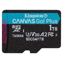 Kingston 1TB microSDXC Canvas Go Plus Gen4 200R A2 U3 Clase 10 200MB/s Precio: 270.69000024. SKU: B17FSHHLGB