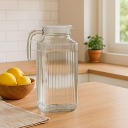 Jarra de Cristal Versa 1700 ml - 16x26x9 cm (2 Unidades) Jarra de Cristal Versa 1700 ml - 16x26x9 cm (2 Unidades)