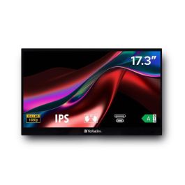 Monitor Portátil Táctil Verbatim PMT-17 17.3"/ Full HD/ Multimedia/ Negro Monitor Portátil Táctil Verbatim PMT-17 17.3"/ Full HD/ Multimedia/ Negro