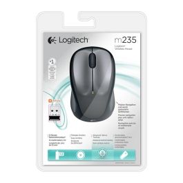 Logitech M235 Ratón Inalámbrico 2.4 GHz, Óptico Avanzado 1000 DPI, Compacto y Fiable para Portátiles y Netbooks, Batería 1 Año