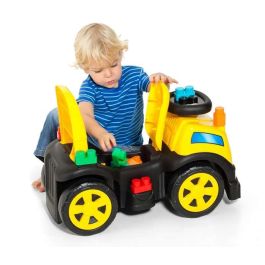 Correpasillos camion con 10 blocks 89 cm Correpasillos camion con 10 blocks 89 cm