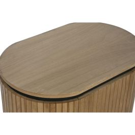 DKD Home Decor Mesita de Noche Balines de Paulownia y Metal, Marrón Negro, 55x40x55 cm (Ancho x Fondo x Alto), con 1 Puerta y 1 Estantería, Desmontable DKD Home Decor Mesita de Noche Balines de Paulownia y Metal, Marrón Negro, 55x40x55 cm (Ancho x Fondo x Alto), con 1 Puerta y 1 Estantería, Desmontable