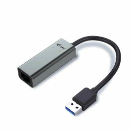 Adaptador USB a Ethernet i-Tec U3METALGLAN Negro