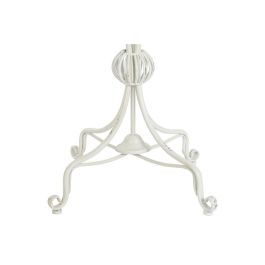 DKD Home Decor Mesita Auxiliar Tradicional Blanca de Metal Desmontable 81 x 81,5 x 81 cm DKD Home Decor Mesita Auxiliar Tradicional Blanca de Metal Desmontable 81 x 81,5 x 81 cm