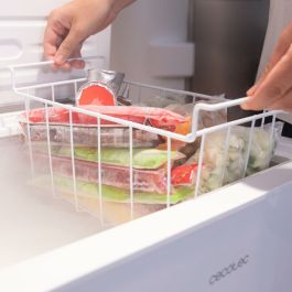 Cecotec Congelador horizontal CoolMarket Chest 142 Blanco 142 L Clase E inverter