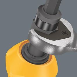 Wera 05018100001 Kraftform Plus Schlagschraubendreher - Destornillador de Impacto Plano, Puntas Hexagonales 1/4", Mango Ergonómico Amarillo/Negro