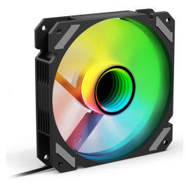 Sharkoon SHARK Mirror RGB PWM REVERSE Ventilador PC 120mm Negro con RGB Direccionable, Efecto Espejo Infinito y Flujo de Aire Invertido Precio: 14.58999971. SKU: B1JJEB5MFN