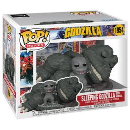 FUNKO Figura Vinilo POP Super Godzilla Sleeping Godzilla with Minilla en Caja Regalo