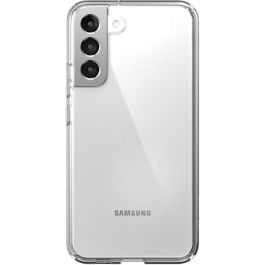 Speck Presidio Perfect-clear Funda Transparente para Samsung Galaxy S22+ con Protección Caídas 4m, Antiamarilleo y Microban Antimicrobiana, QI