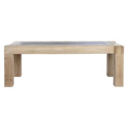 DKD Home Decor Mesa Comedor Alpino Natural Madera Abeto y MDF 220 x 90 x 80 cm