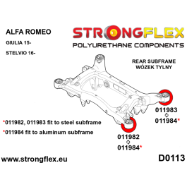 StrongFlex STF011984B Trasero Subchasis Silentblock