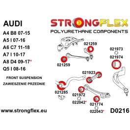 StrongFlex STF022043A Brazo Inferior Delantero Exterior Sport