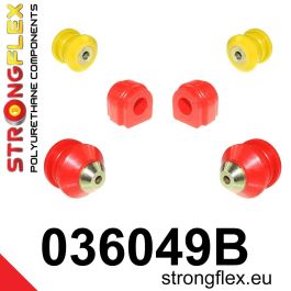 StrongFlex 036049B Kit Casquillos Suspensión Delantera, alta flexibilidad y resistencia a abrasión, carga y químicos extremos.