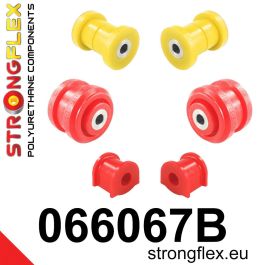 StrongFlex STF066067B Kit Casquillos Suspensión Delantera Alta Flexibilidad Resistencia Aceites Ácidos Clima