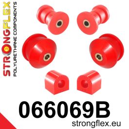 StrongFlex STF066069B Kit Casquillos Suspensión Delantera Alta Flexibilidad Resistencia Carga Dinámica Aceites Clima