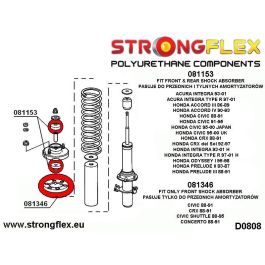 StrongFlex Soporte Amortiguador Sport STF081153A Alta Flexibilidad Resistencia Carga Aceites Ácidos Clima