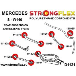 StrongFlex 111981B: Brazo De Suspensión Trasero - Casquillo Interior STF111981B