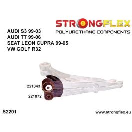 StrongFlex 226121A Kit Casquillos Suspensión Total Sport, Alta Resistencia y Flexibilidad, Óptimo para Carga Dinámica