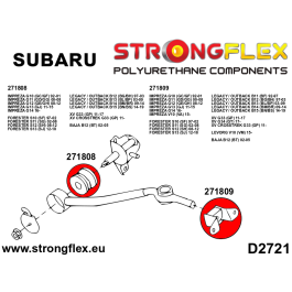 StrongFlex STF271808B Shift Lever Stabilizer Silentblock