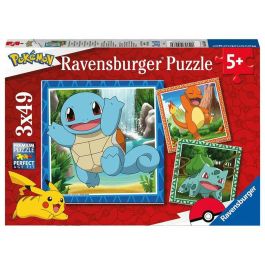 Ravensburger Puzzle Set de 3x49 Piezas | Colección Pokemon para Niños y Niñas | Juguete Educativo Infantil con Edad Recomendada 5+ Años