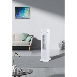 OCEANIC Ventilador de columna OCEANIC - 70W - Alto 76,5 cm - 3,5L - 3 velocidades - Oscilante - Blanco OCEANIC Ventilador de columna OCEANIC - 70W - Alto 76,5 cm - 3,5L - 3 velocidades - Oscilante - Blanco