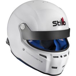 Stilo Casco ST5 GRTN Turismo Composite Snell SA2020 FIA 8859-15 HANS FIA8858-10 Blanco-Interior Azul Talla 57 STIAA0712AG2T570102