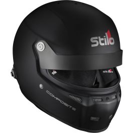 Stilo ST5 Turismo Composite Snell SA2020 FIA 8859-15 HANS FIA8858-10 Casco Negro Mate-Interior Negro-63 STIAA0712AG2T630401