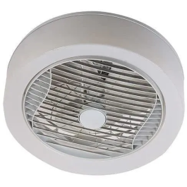 Farelek FAR3431541124363 Ventilador de Techo con Corona de Luz LED Blanca Ø40cm 95W