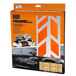 Pegatina Para Coche Diseño Sombras Naranja FO33943 Pegatina Para Coche Diseño Sombras Naranja FO33943