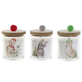 Vela Navidad Alpina DKD Home Decor Multicolor 8 x 11 x 8 cm (3 Unidades) Precio: 15.59000058. SKU: B1AVX9ZHJS