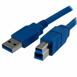 Cable USB A a USB B Startech USB3SAB1M Azul Precio: 14.69000016. SKU: S55057365