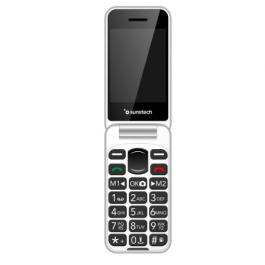 Sunstech CELT25BL Teléfono Móvil para Personas Mayores con Botón SOS, 4G, Pantalla 2.8", Dual SIM, Azul