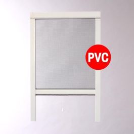 Mosquitera para ventana de PVC L80 x H100 cm - Cortable en ancho y alto