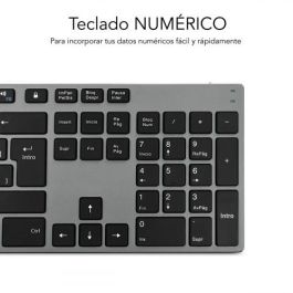 Teclado Inalámbrico Subblim SUB-KB-3ADE301 Bluetooth 3.0 Gris